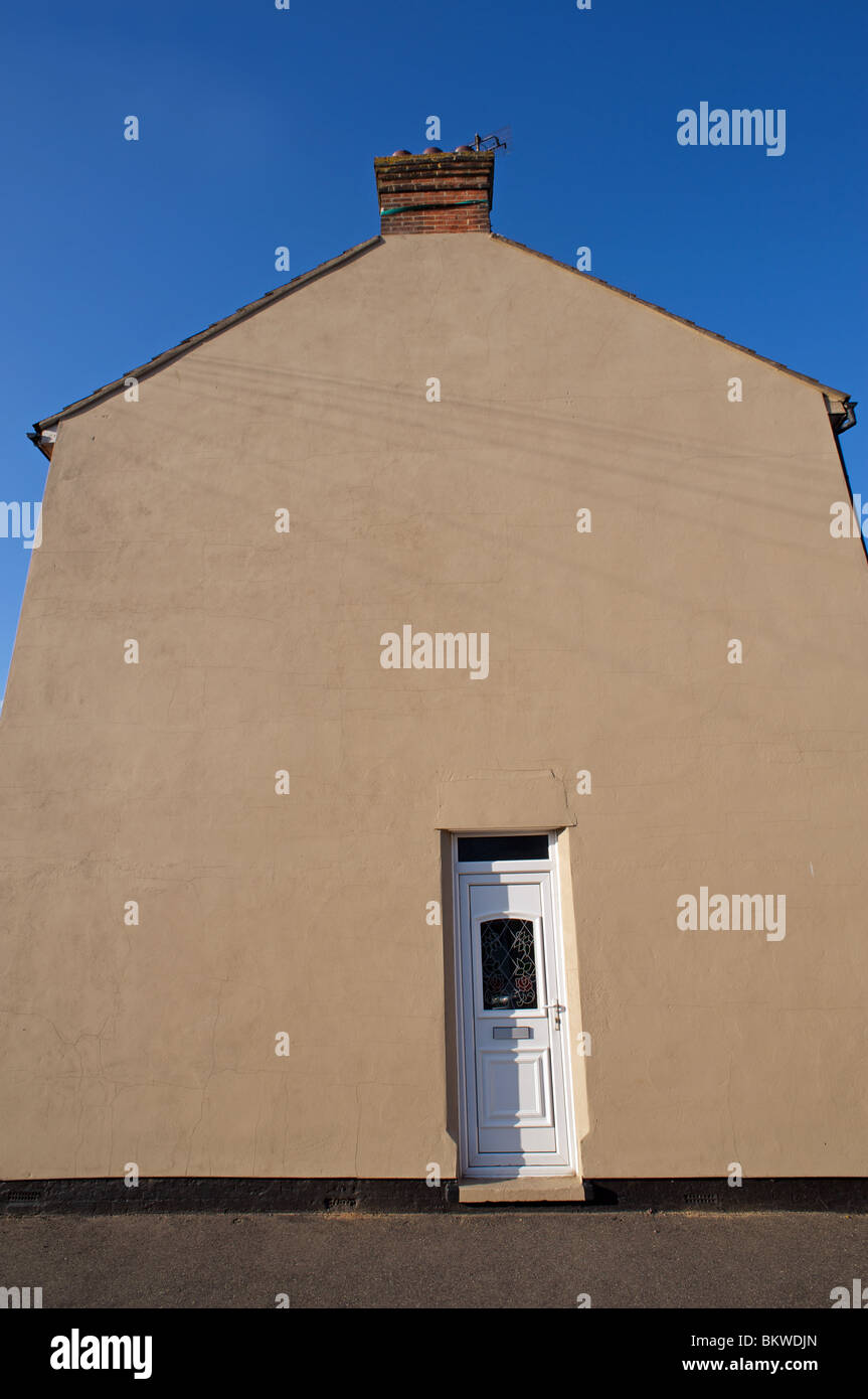 En fin de rangée Banque D'Images