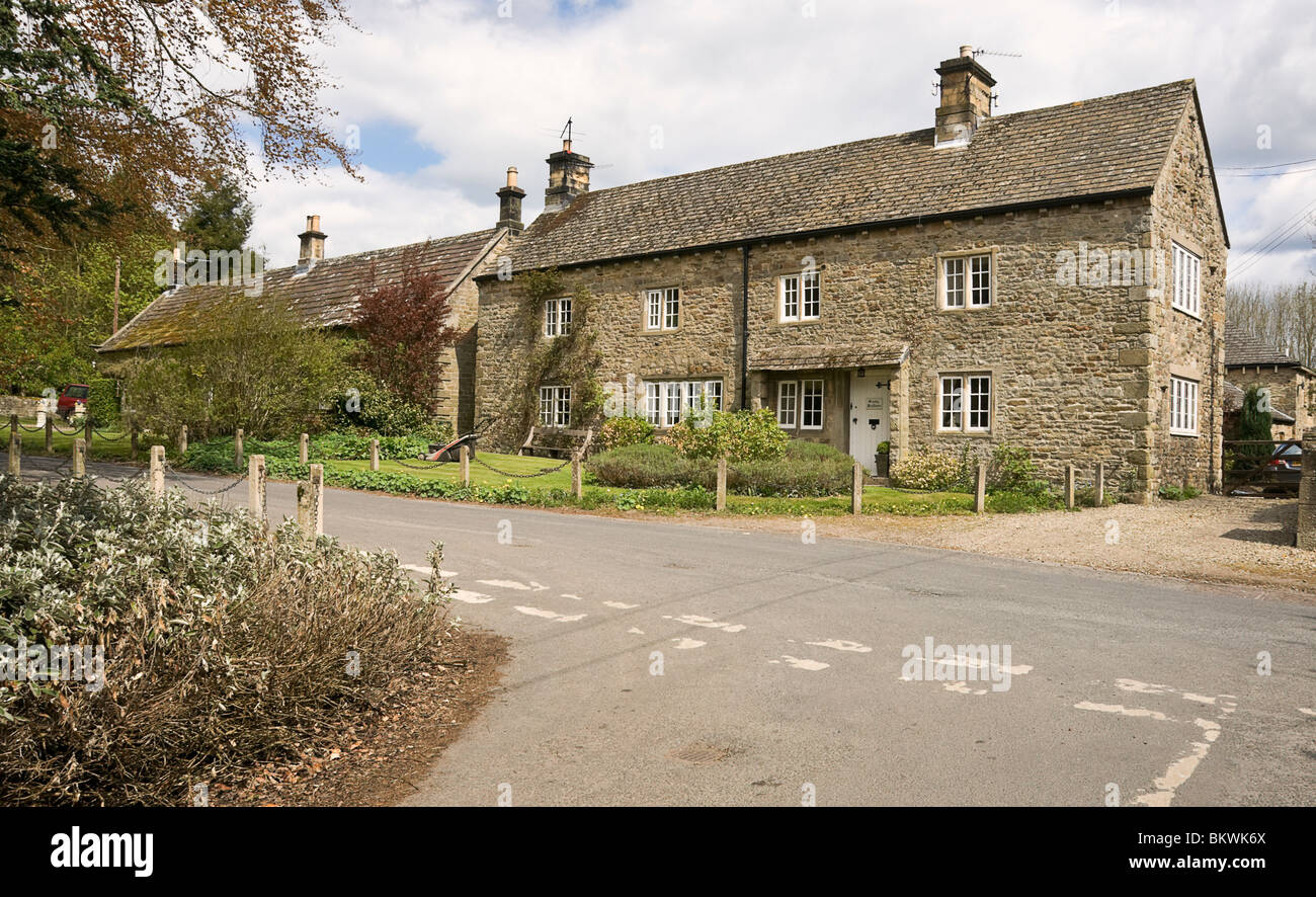 Un coin du village de Richmond, près d'Easby dans Yorkshire du Nord Banque D'Images