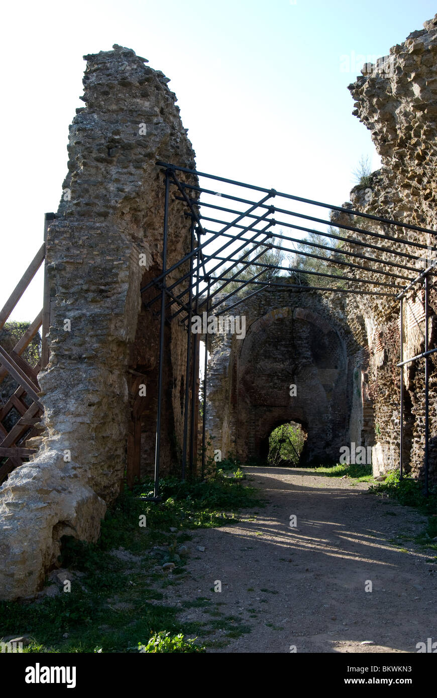 Le Cicero (ou Tibère) Villa à Tusculum Banque D'Images