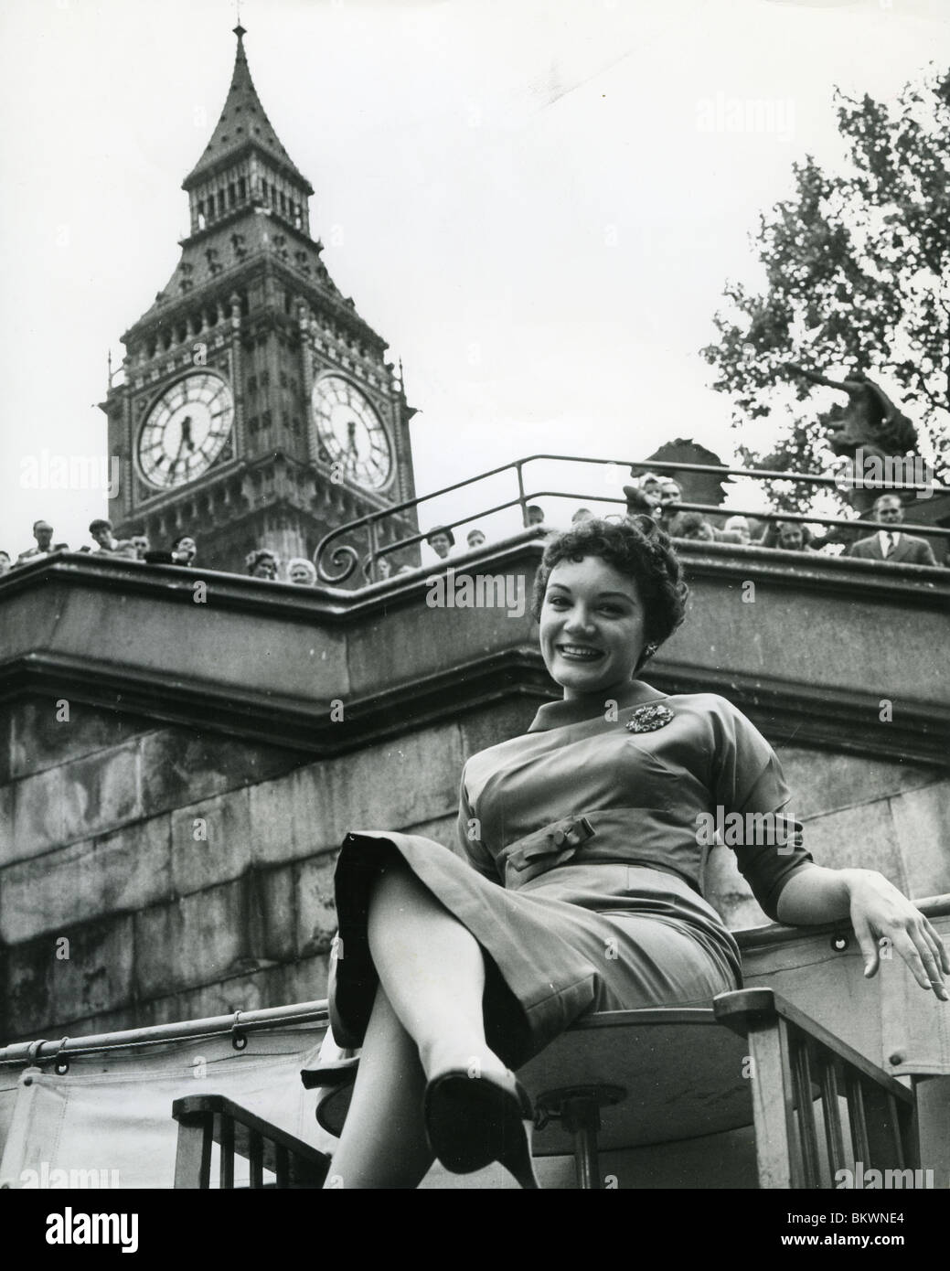 CONNIE FRANCIS - chanteuse pop US Banque D'Images