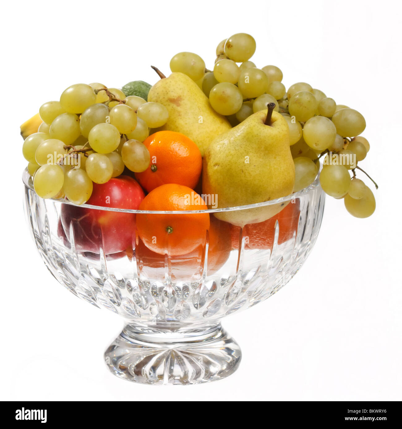 Fruits dans le vase Banque D'Images