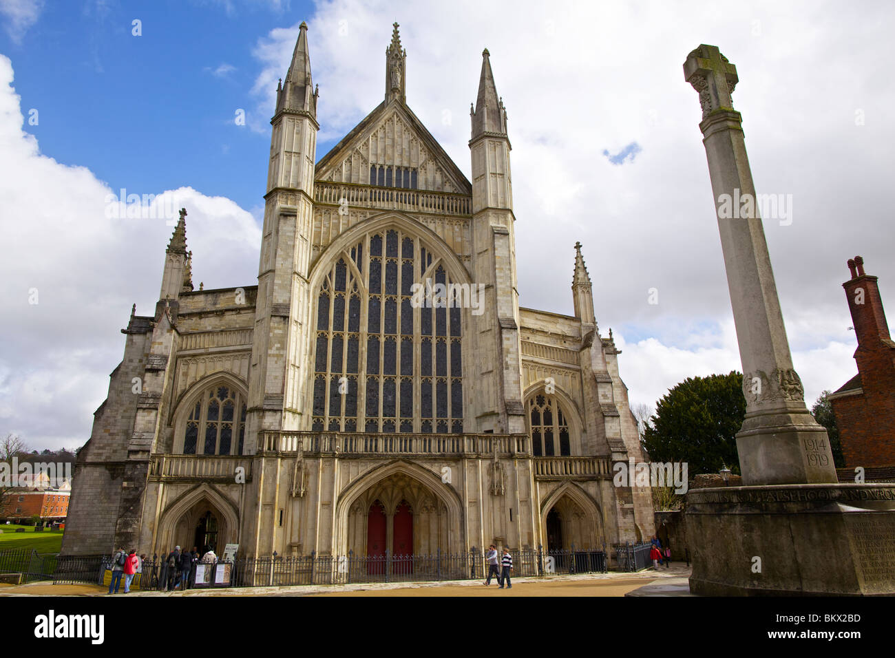 La cathédrale de Winchester Banque D'Images