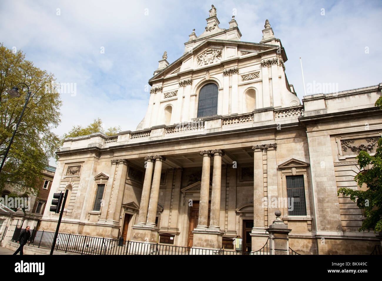 L'Église du Cœur immaculé de Marie ou London Oratory également connu sous le nom de Brompton Oratory, Brompton Road, Londres, UK Banque D'Images