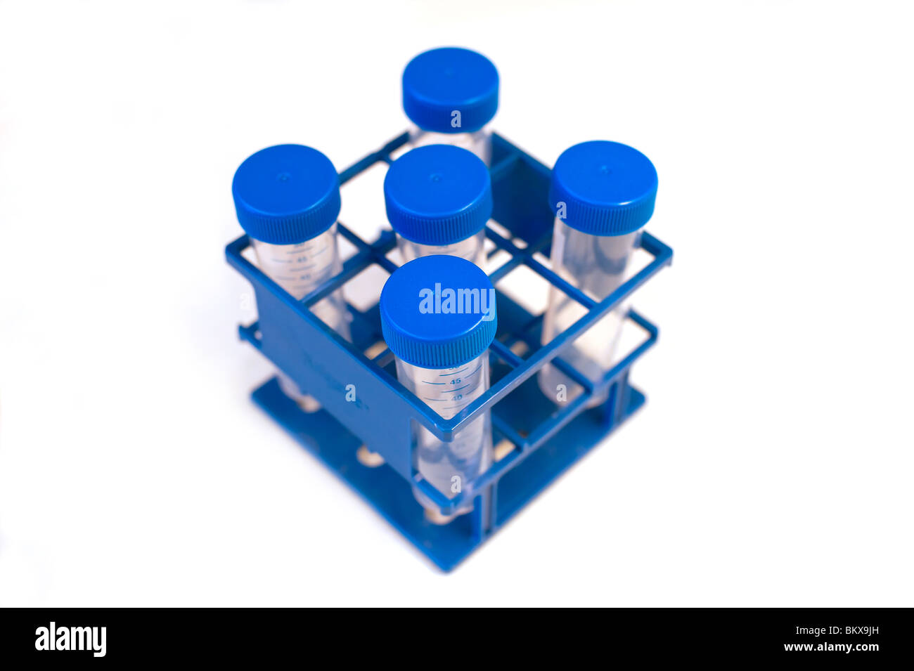 Des cryotubes, centrifuger les tubes de la cellule Banque D'Images