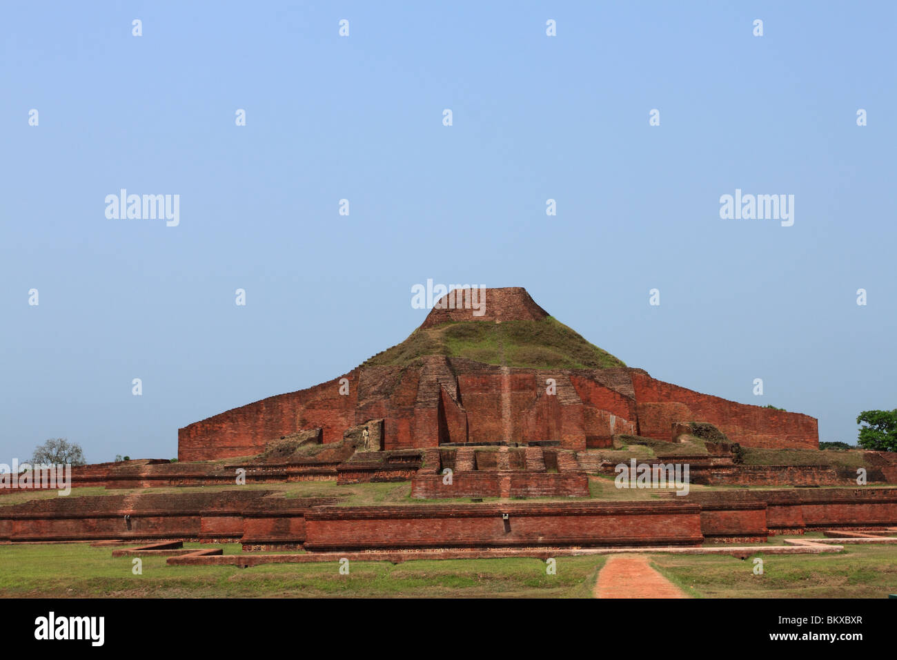 Somapura Mahavihara, Vihara bouddhiste au Bangladesh Banque D'Images