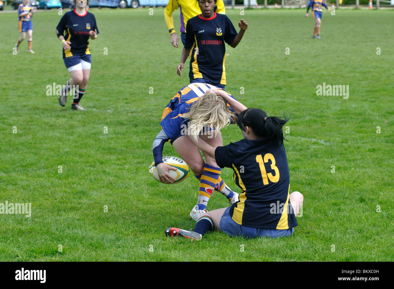 S Femmes Rugby Union Banque D'Images
