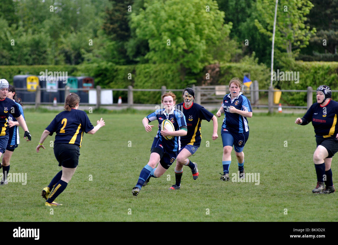 Women's Rugby Union Banque D'Images