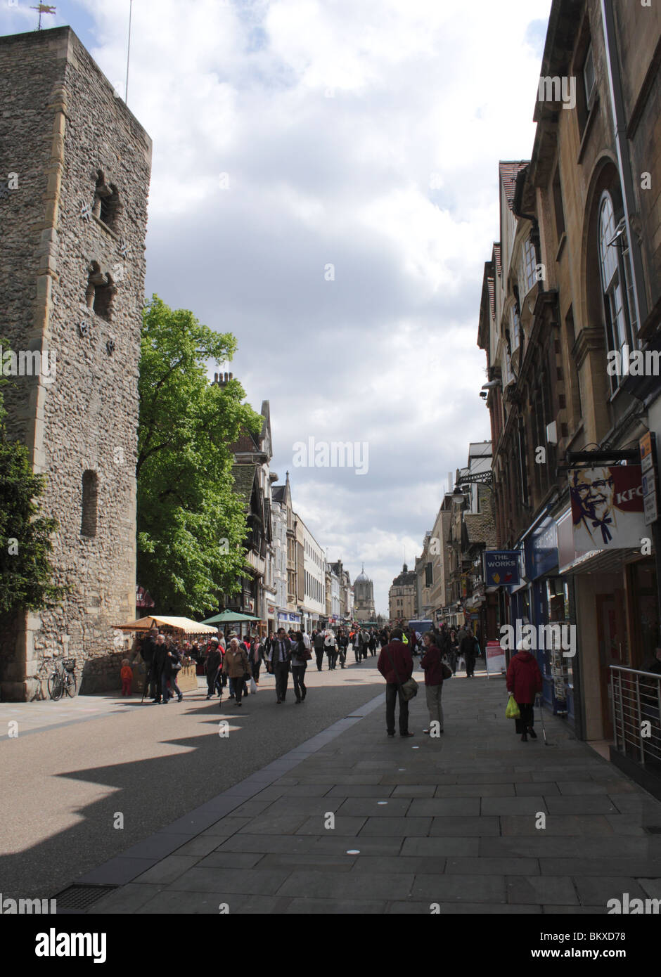 Cornmarket Street Oxford Mai 2010 Banque D'Images