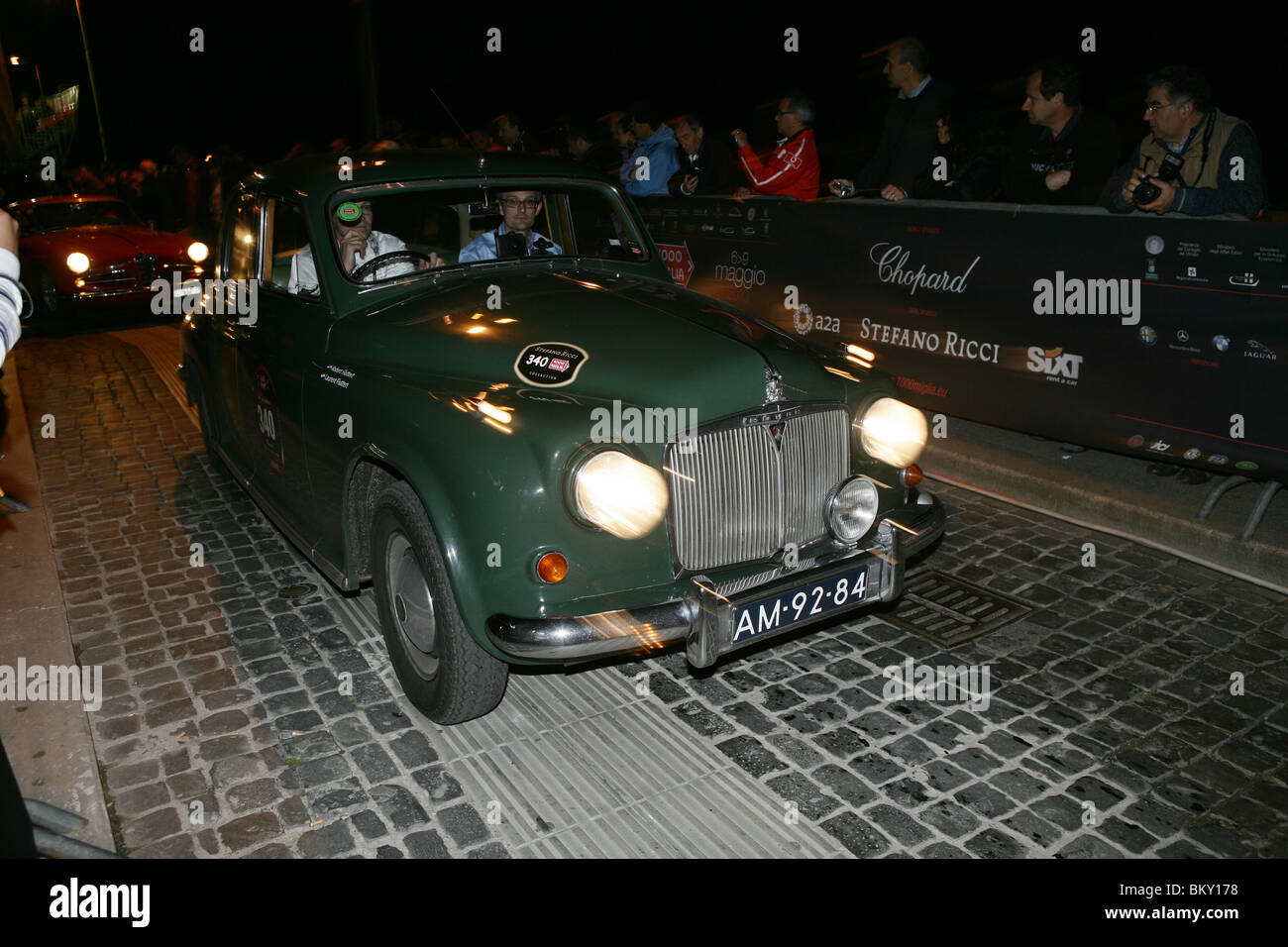 1000 Miles. Italie 2010 Alfa Romeo Giulietta Sprint veloce 1957 Banque D'Images