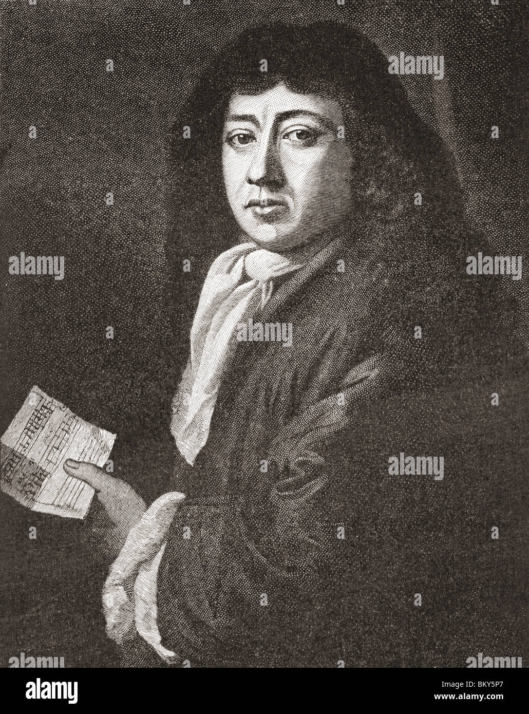 Samuel Pepys, 1633 à 1703. English diariste, administrateur de la marine et membre du Parlement. Banque D'Images