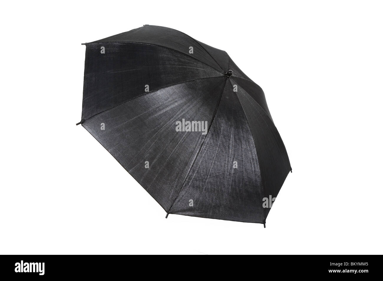 Parapluie noir close up shot pour le fond Banque D'Images