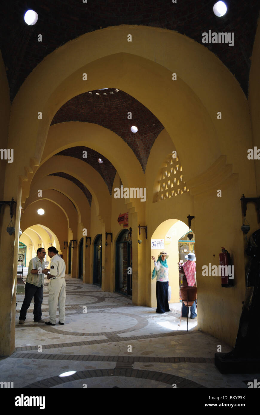 Un bazar au centre-ville d'El Gouna Banque D'Images