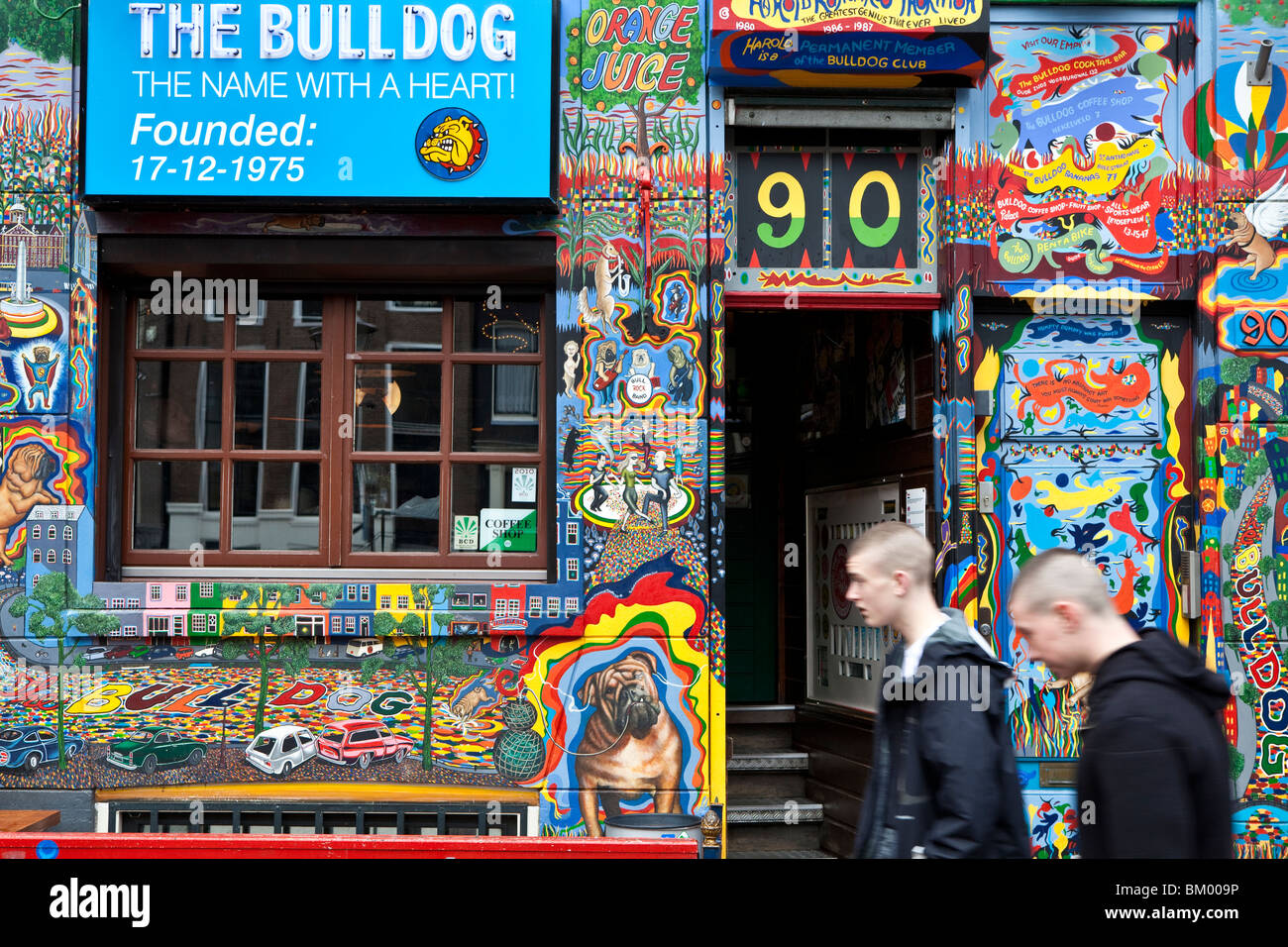Bulldog Bar, Amsterdam, Pays-Bas Banque D'Images