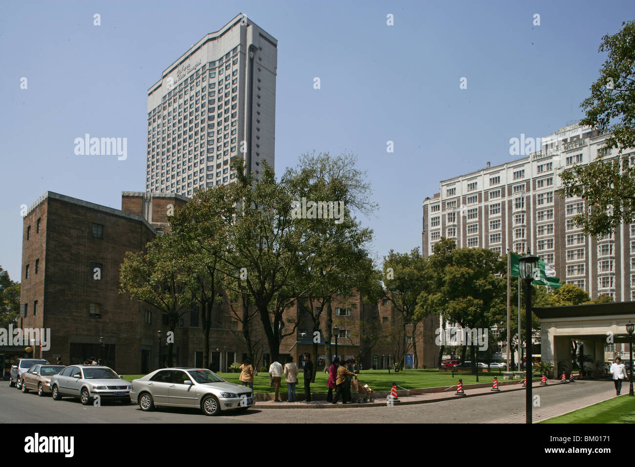 Jin Jiang Hotel et Okura Garden Hotel, hôtels de luxe Banque D'Images