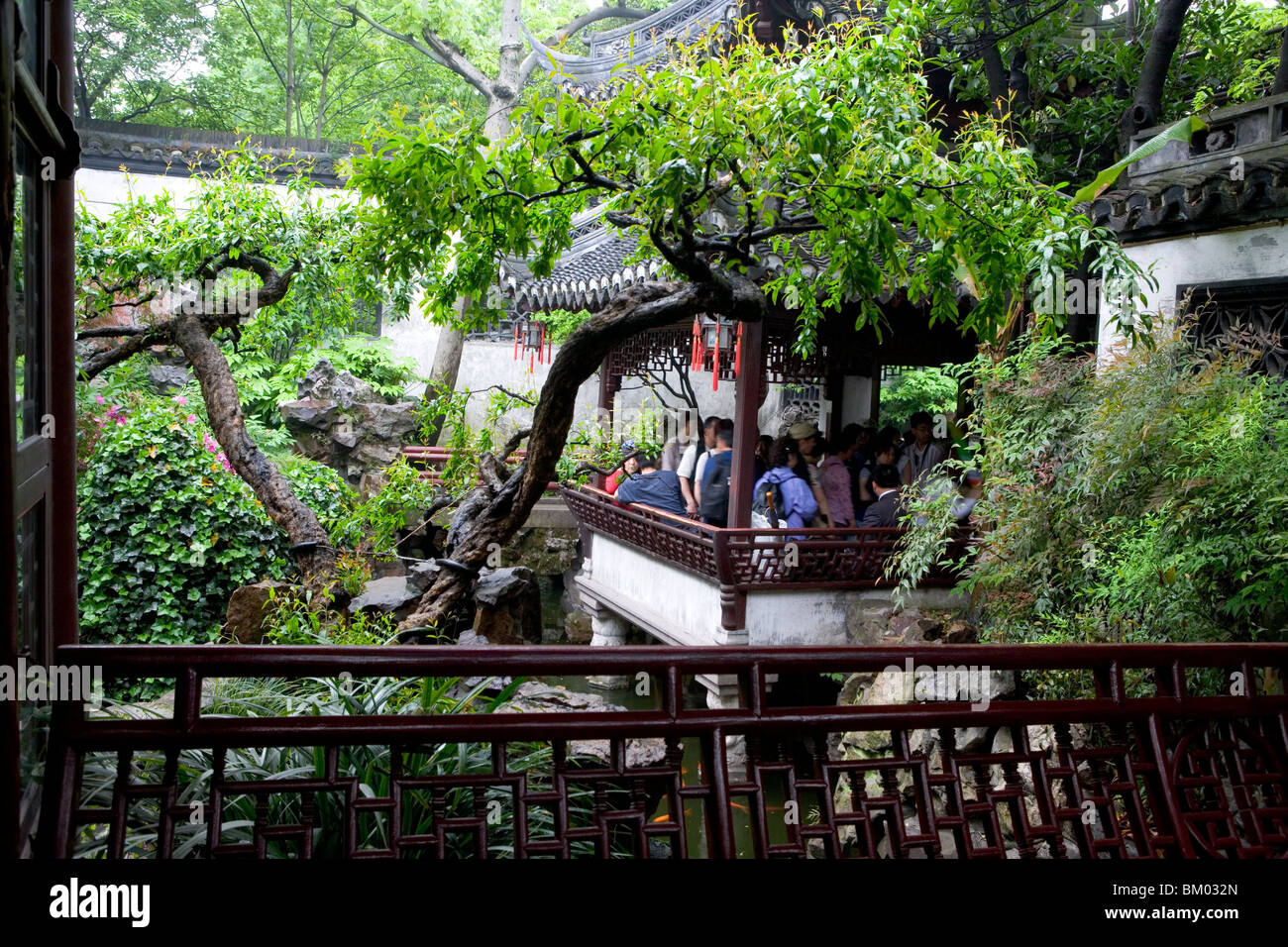 Le Jardin Yu, le Jardin de Yu Yuan, Ming Dynasty, Nanshi Banque D'Images