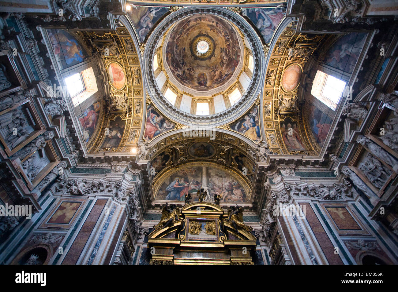 Chapelle Borghèse, de la basilique de Santa Maria Maggiore, à Rome Banque D'Images