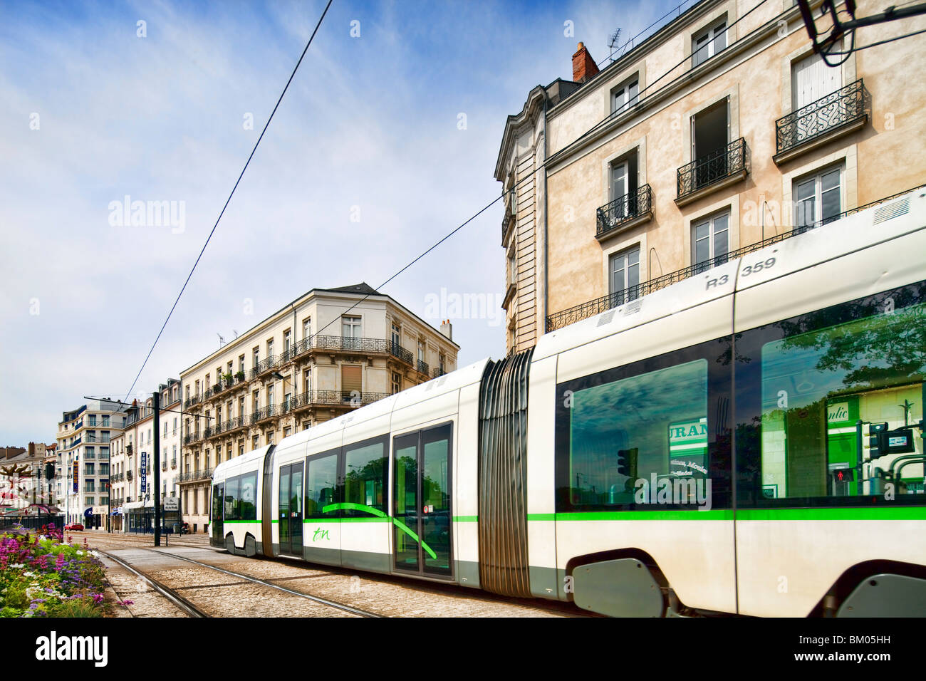 Tramway moderne Banque D'Images