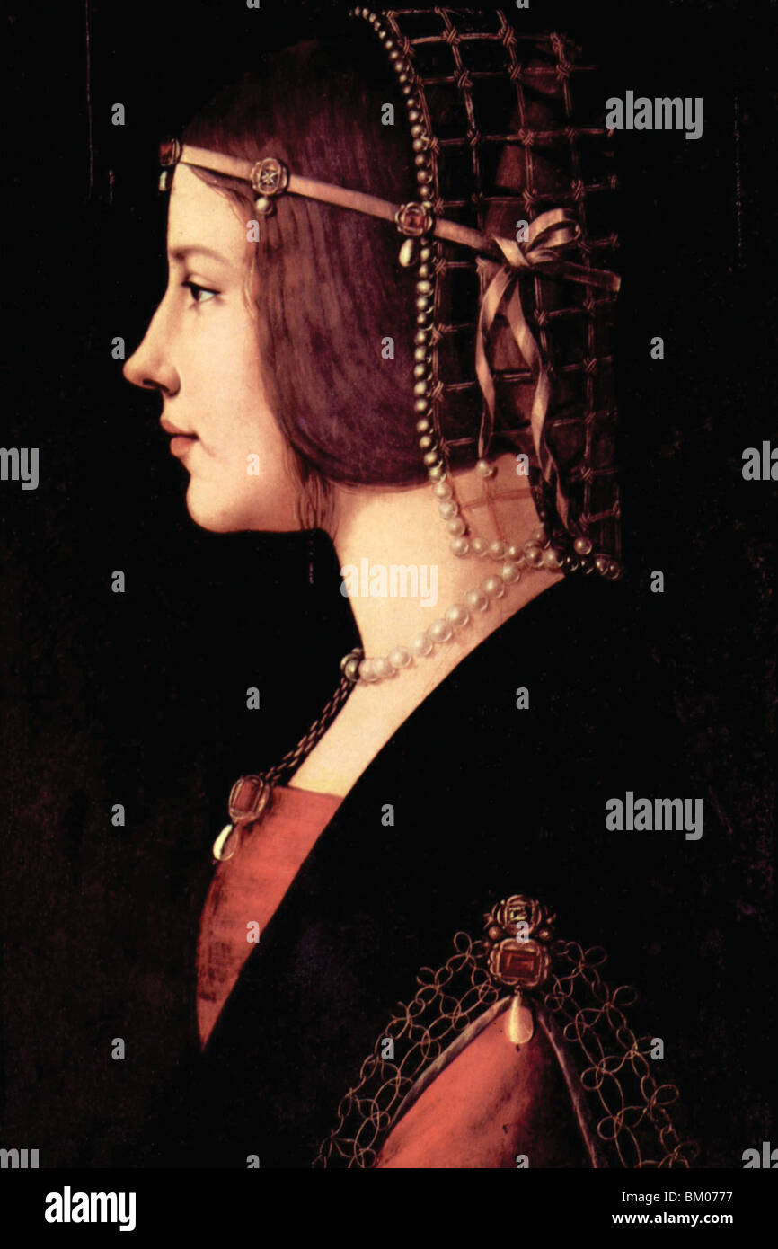 Lady Beatrice d'este Banque D'Images