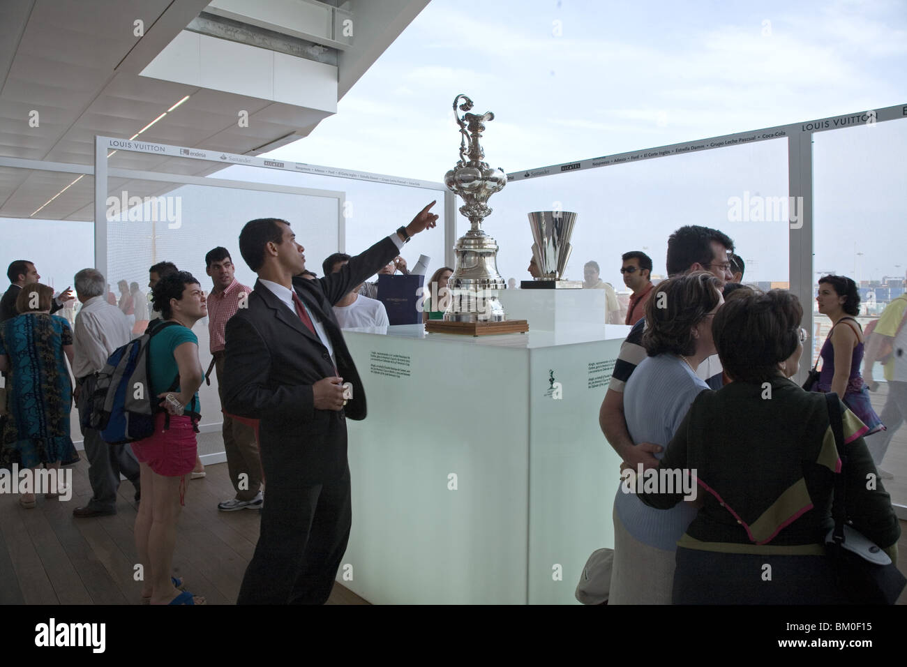 Port de plaisance, l'Americas Cup 2007, Valencia, Espagne Banque D'Images