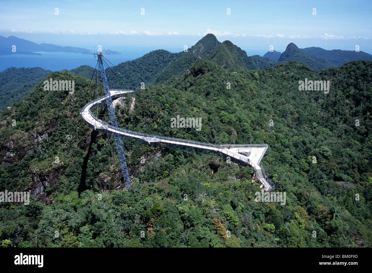 Rainforest Sky Walk, Montagne Gunung Mat Chincang, Langkawi, Malaisie, Asie Banque D'Images