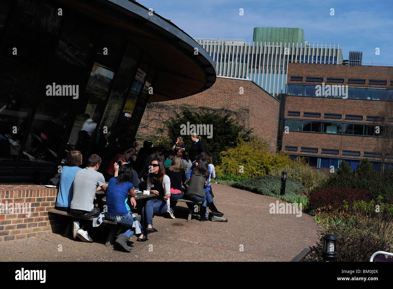 Une vue de l'Université d'Exeter à Exeter, Devon, UK Banque D'Images