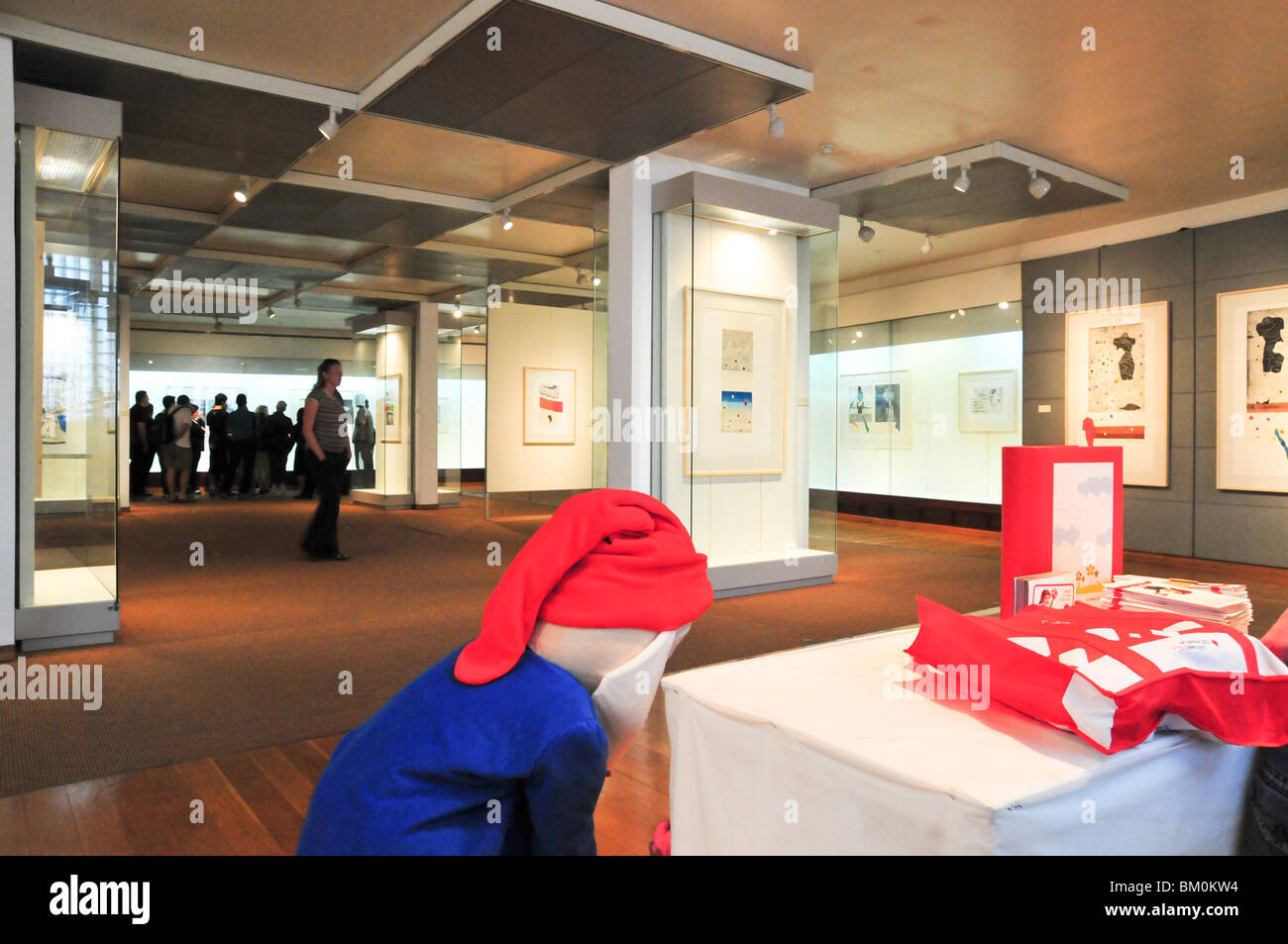 Israël, Haifa, intérieur de la Musée Tikotin d'art Japonais Banque D'Images