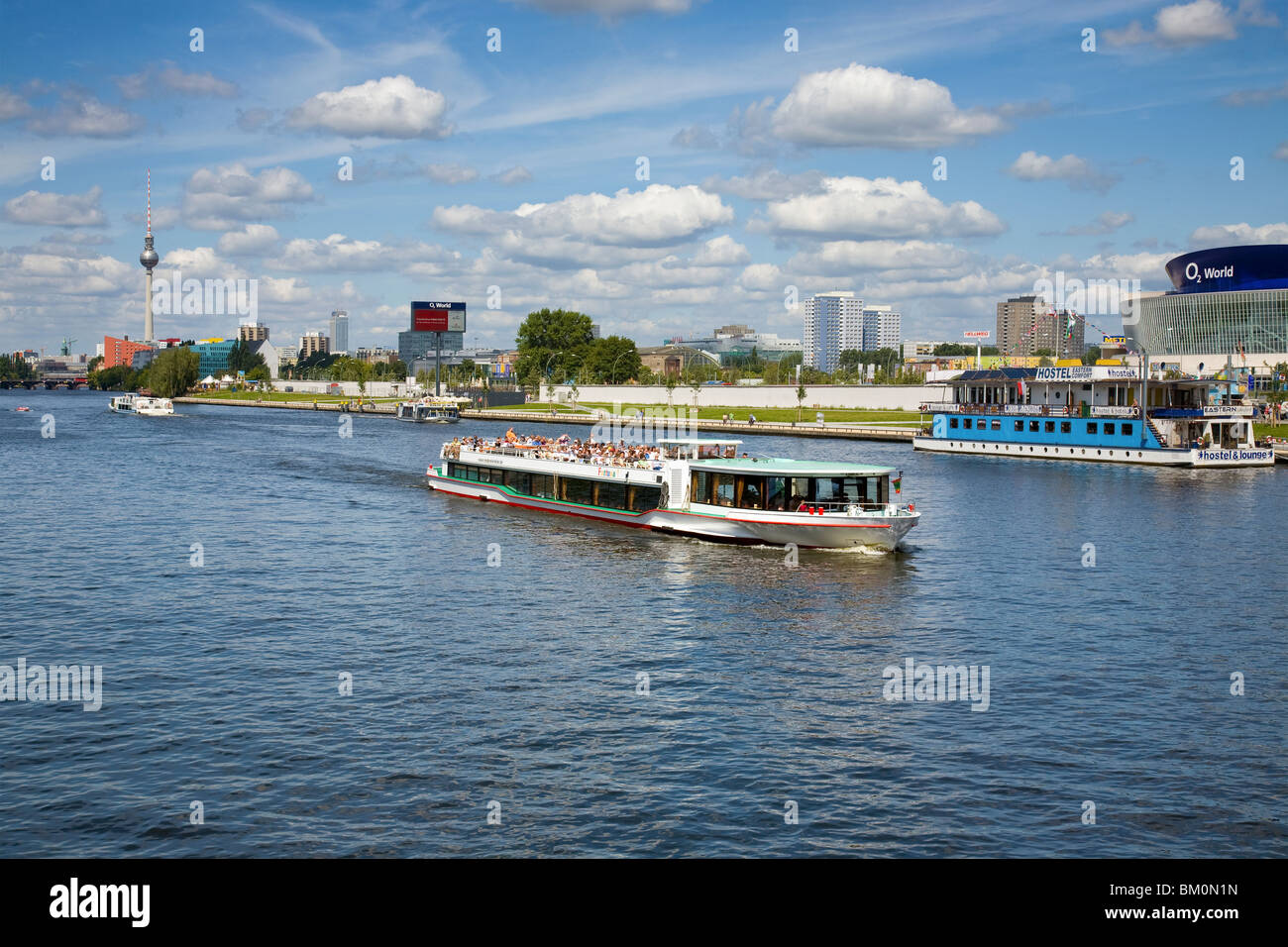 Spree de Oberbaumbruecke, Berlin, Allemagne Banque D'Images