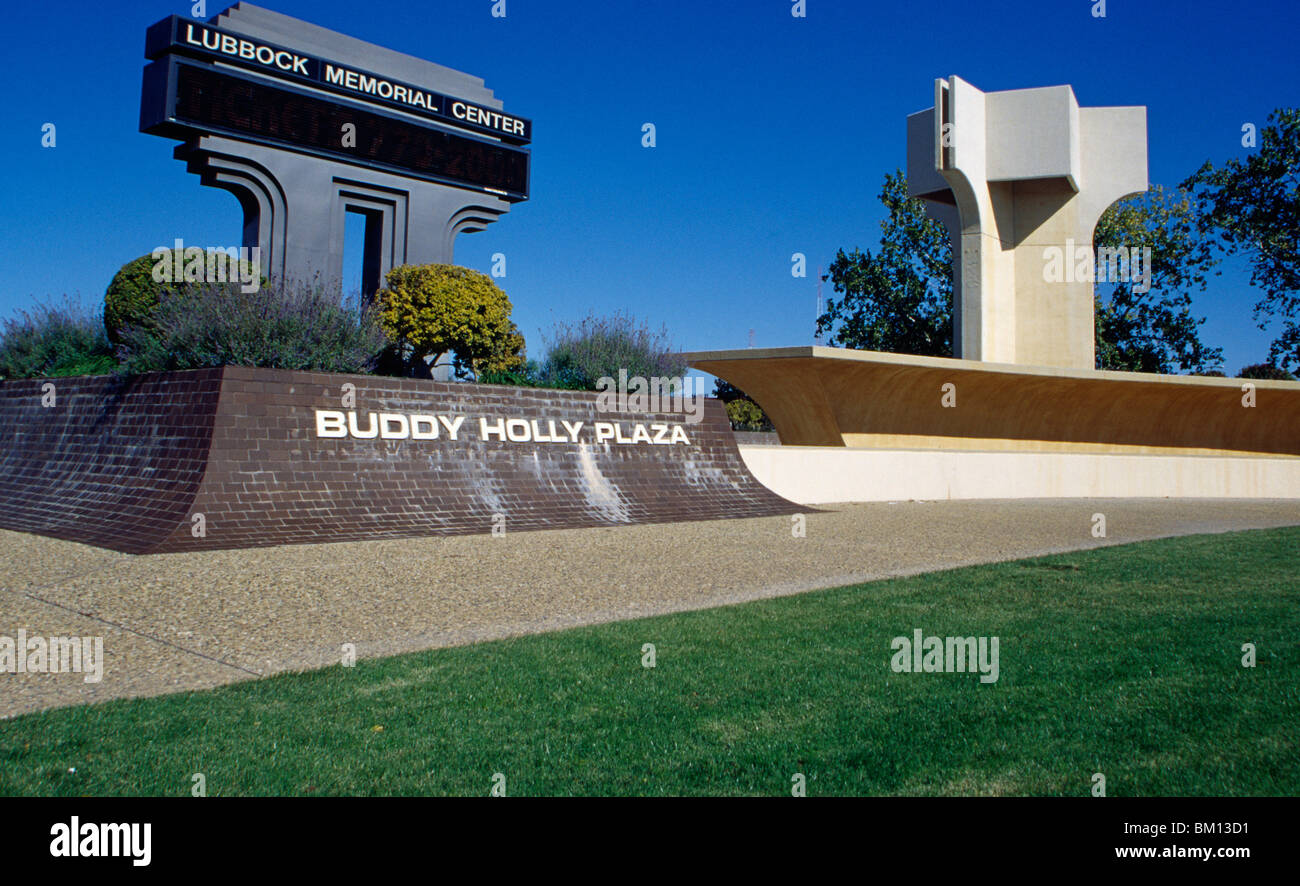 Des monuments dans un musée, Buddy Holly Center, Lubbock, Texas, États-Unis  Banque D'Images, Photo Stock: 29528157 - Alamy