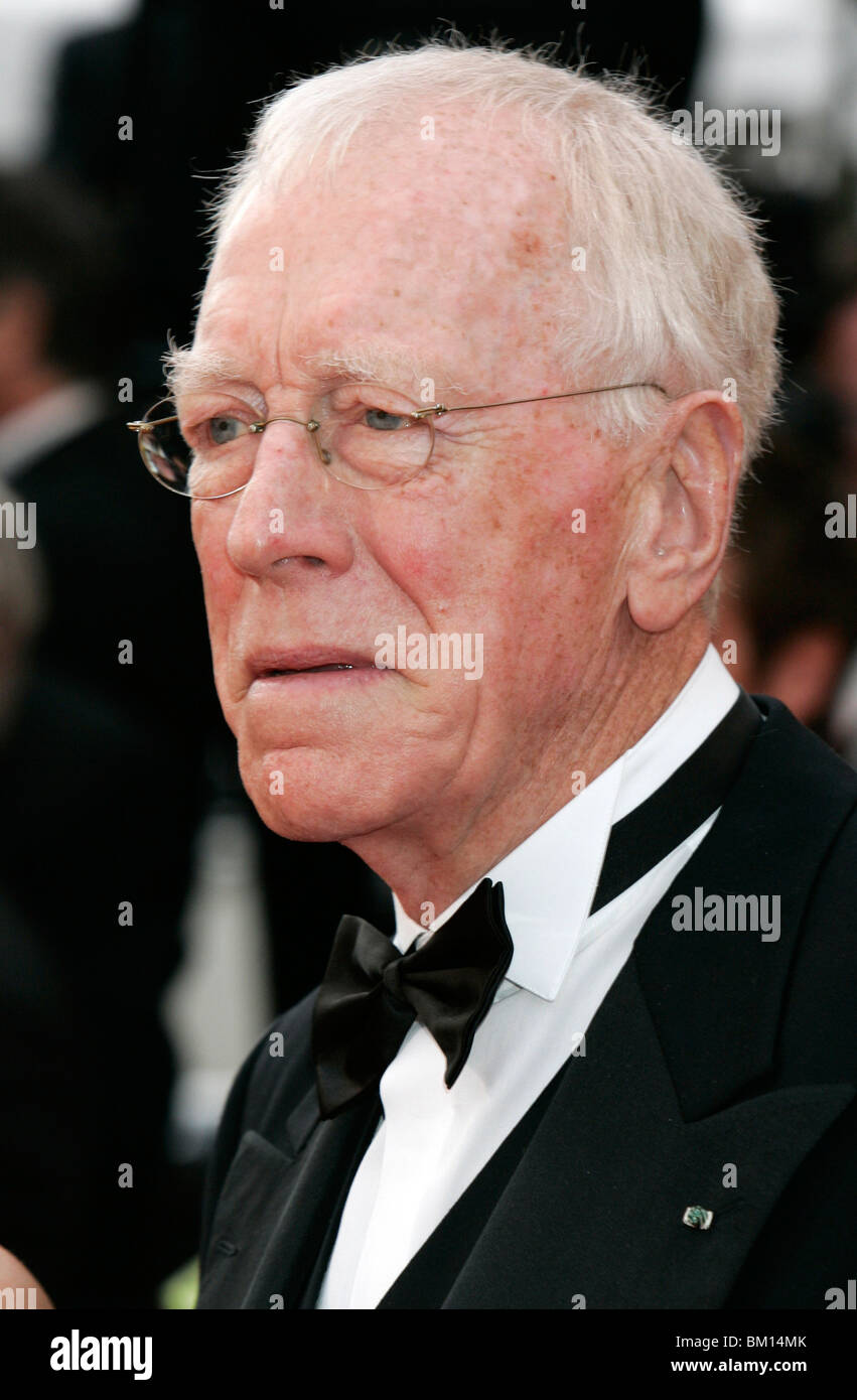 MAX von SYDOW ROBIN HOOD PREMIERE PALAIS DES FESTIVALS CANNES FRANCE 12 Mai 2010 Banque D'Images