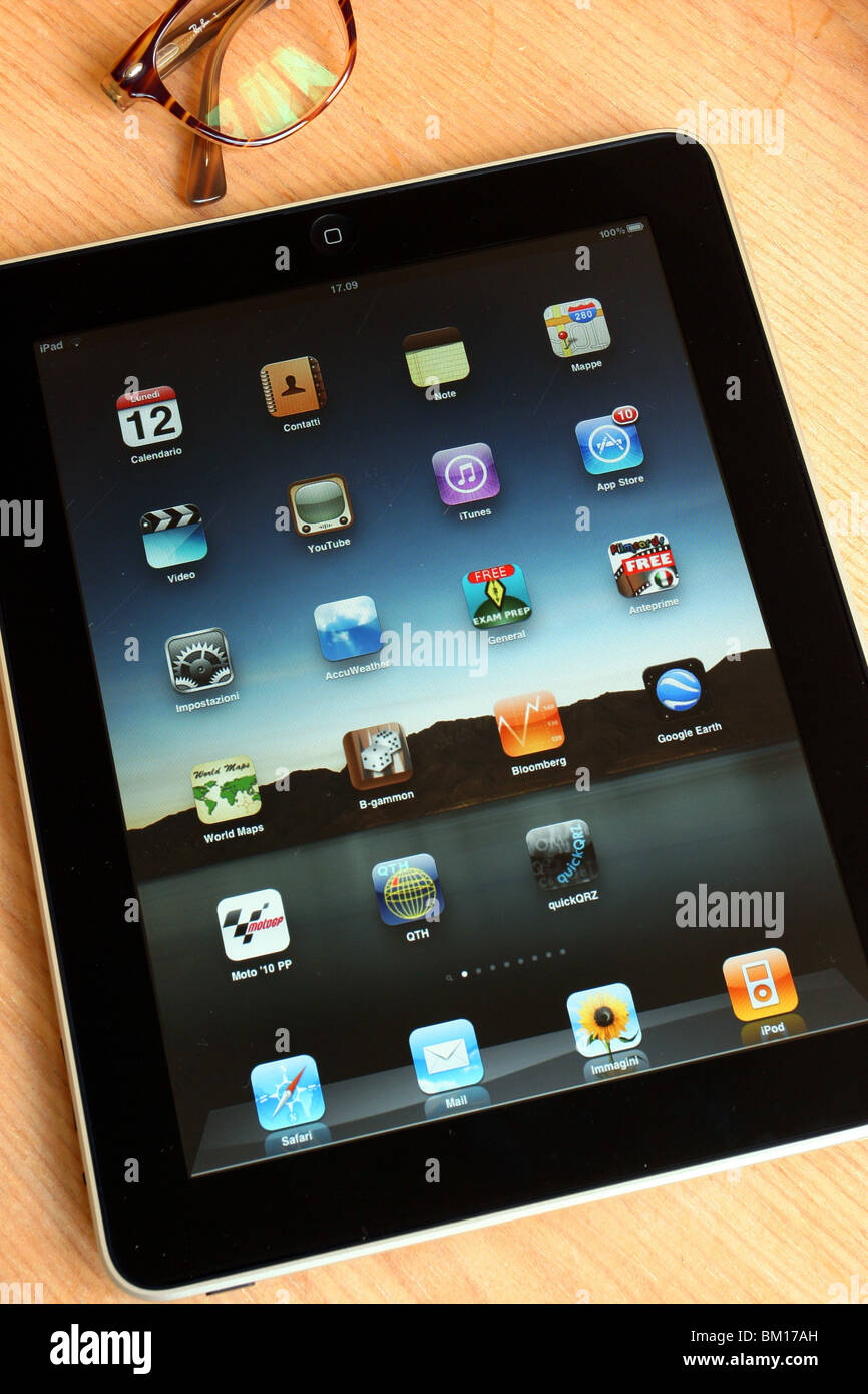 Nouvelle tablette Pad JE Apple, Italie, Europe Banque D'Images