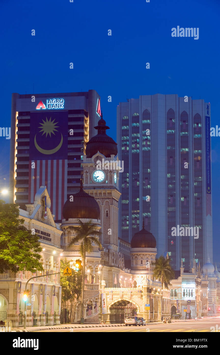 Sultan Abdul Samad Building et complexe Dayabumi, Merdeka Square, Kuala Lumpur, Malaisie, Asie du Sud, Asie Banque D'Images