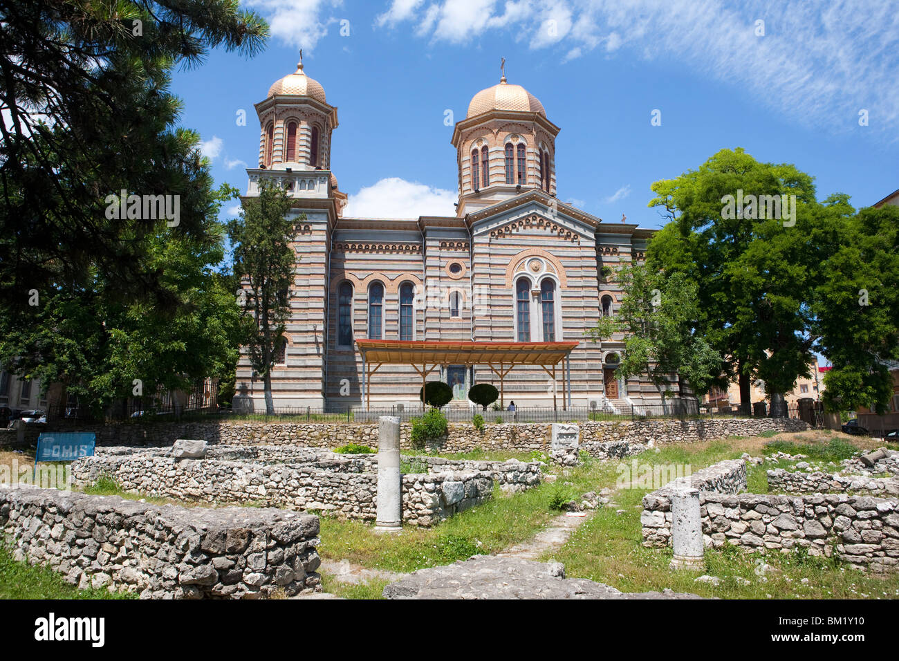 Cathédrale orthodoxe, Constanta, Roumanie, Europe Banque D'Images