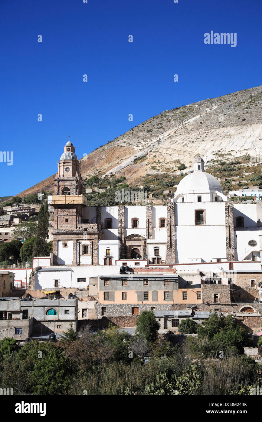 Paroisse de l'Immaculée Conception, lieu de pèlerinage catholique, Real de Catorce, État de San Luis Potosi, Mexique, Amérique du Nord Banque D'Images