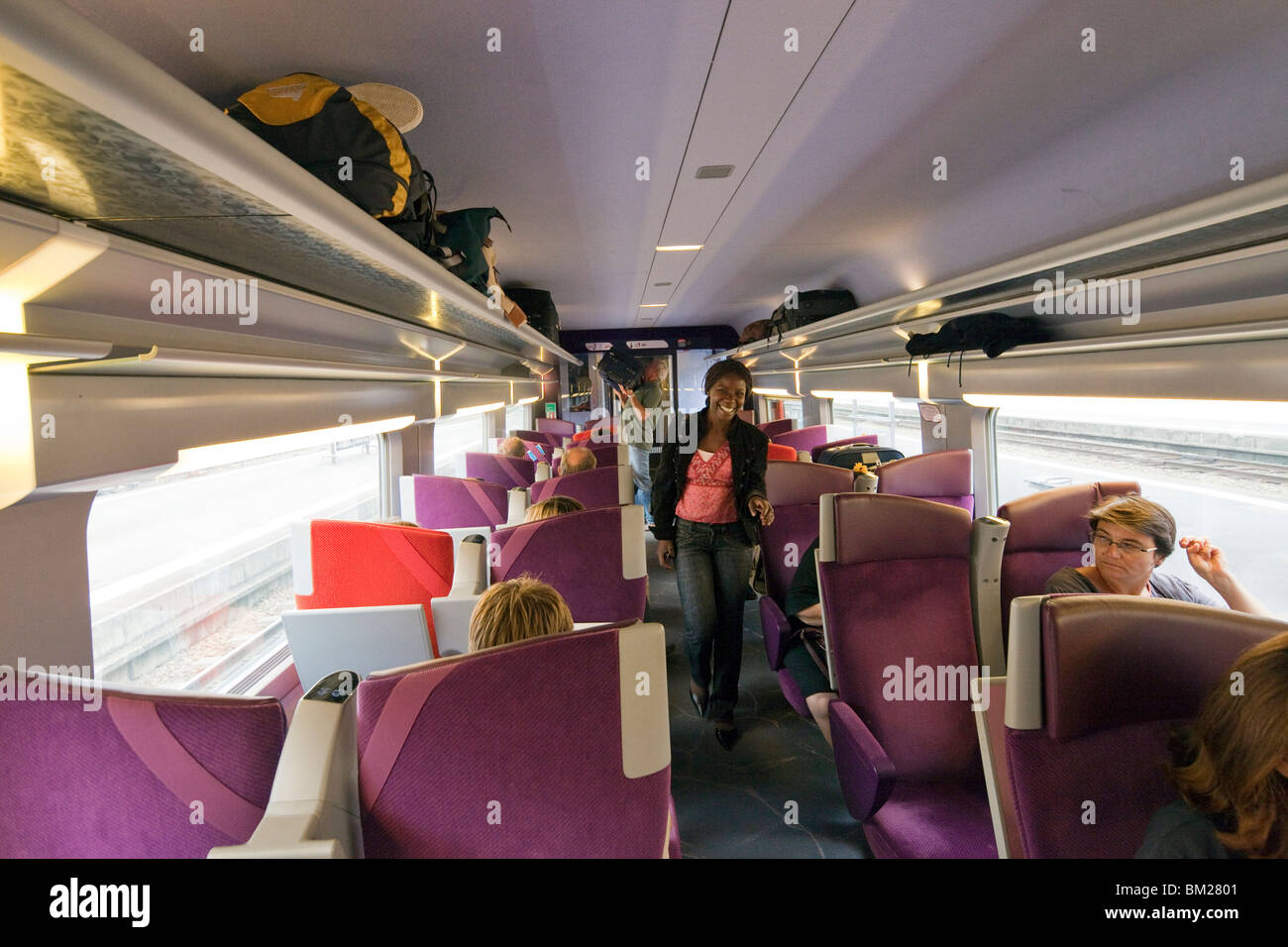Tgv Train Interior Banque d'image et photos Alamy