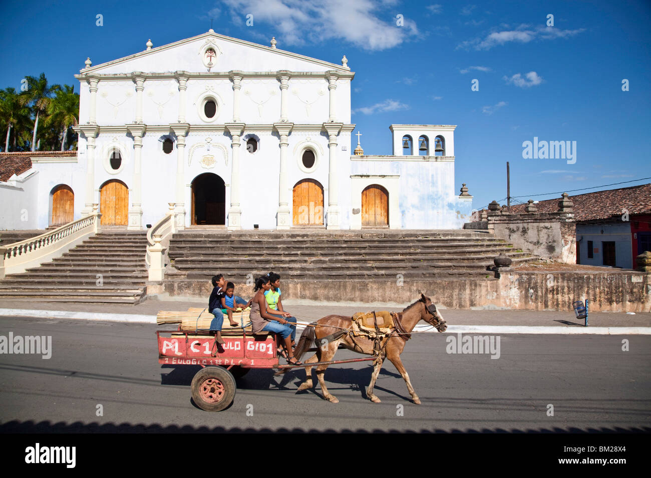 Convento Y Museo San Francisco, la plus ancienne église de l'Amérique centrale, Granada, Nicaragua Banque D'Images