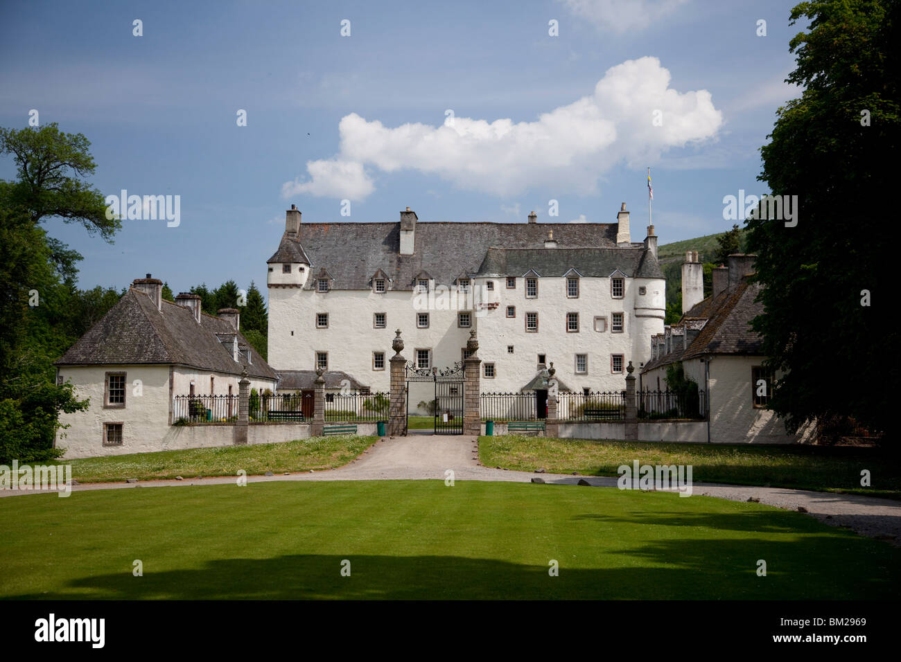 Traquair House près de Peebles, Tweeddale, Ecosse, Royaume-Uni Banque D'Images