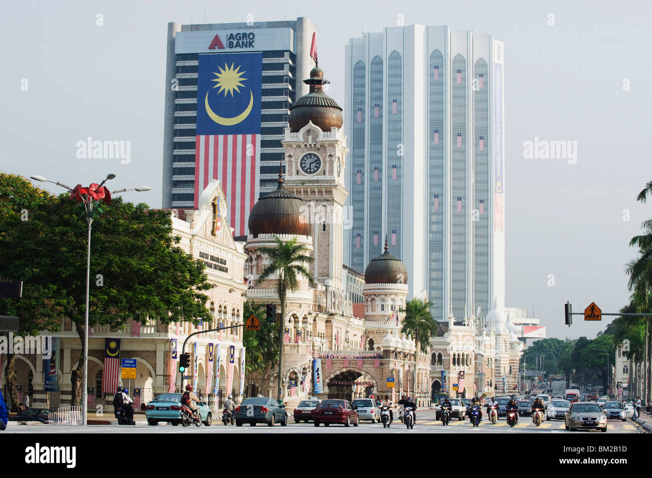 Sultan Abdul Samad Building et complexe Dayabumi, Merdeka Square, Kuala Lumpur, Malaisie, en Asie du sud-est Banque D'Images