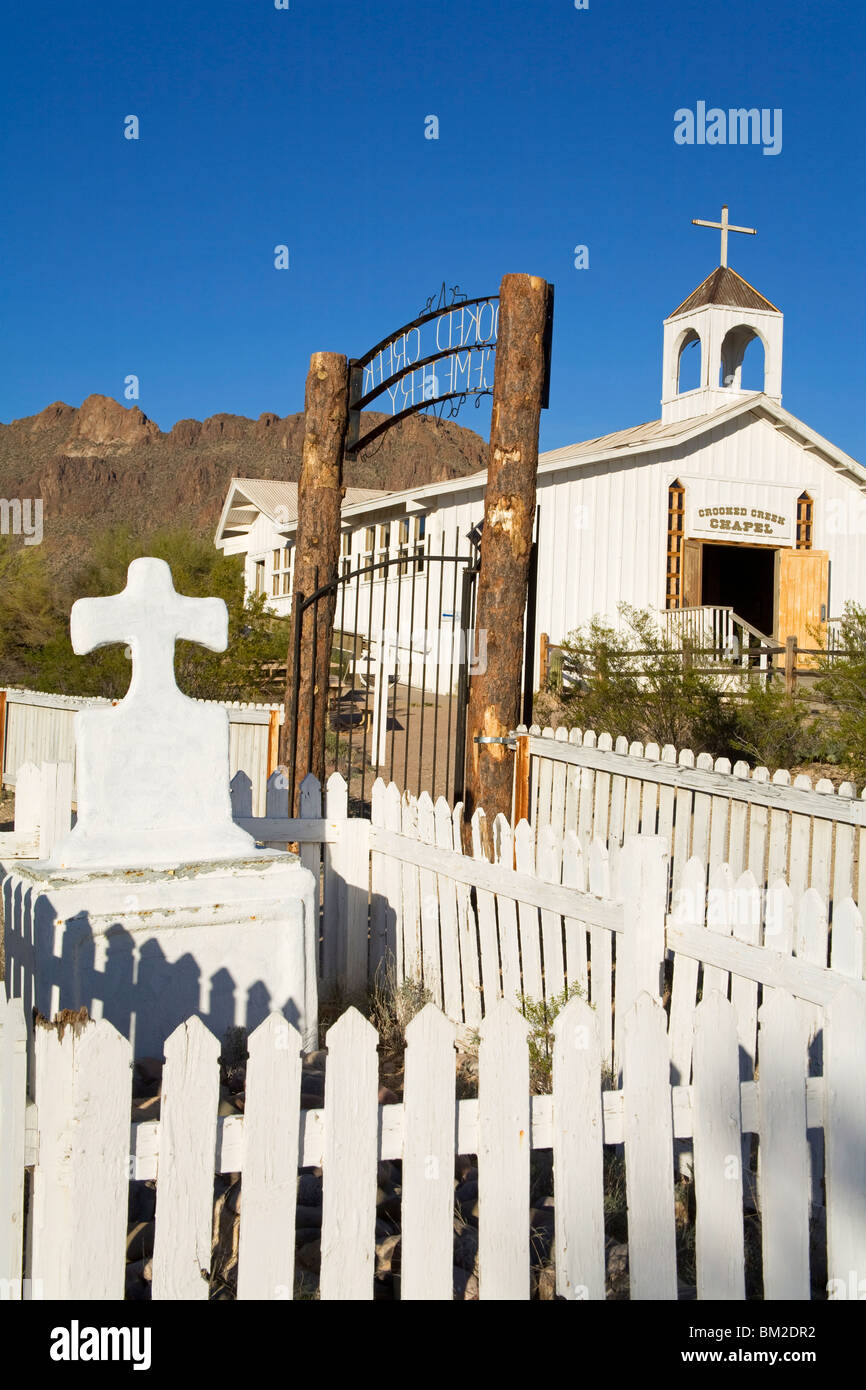 Cimetière, Old Tucson Studios, Tucson, Arizona, USA Banque D'Images