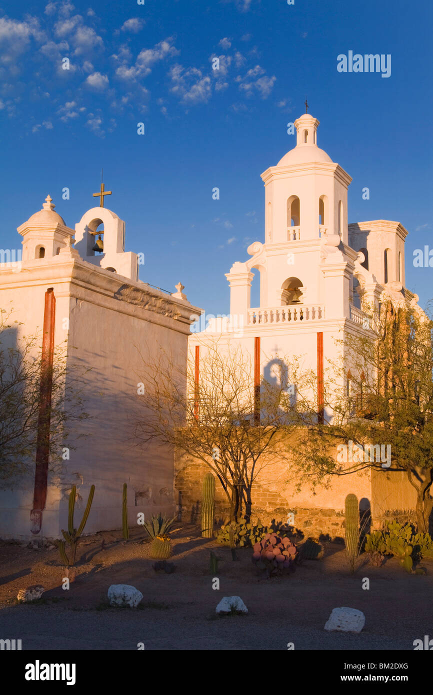 Mission San Xavier del Bac, Tucson, Arizona, USA Banque D'Images