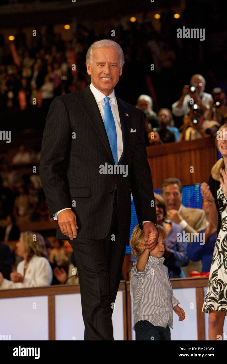 Joe Biden et son petit-fils Banque D'Images