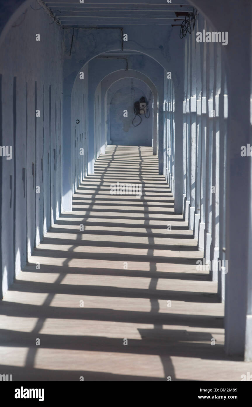 Les cellules de prison de l'ancienne prison, Port Blair, Andaman Islands, Inde Banque D'Images