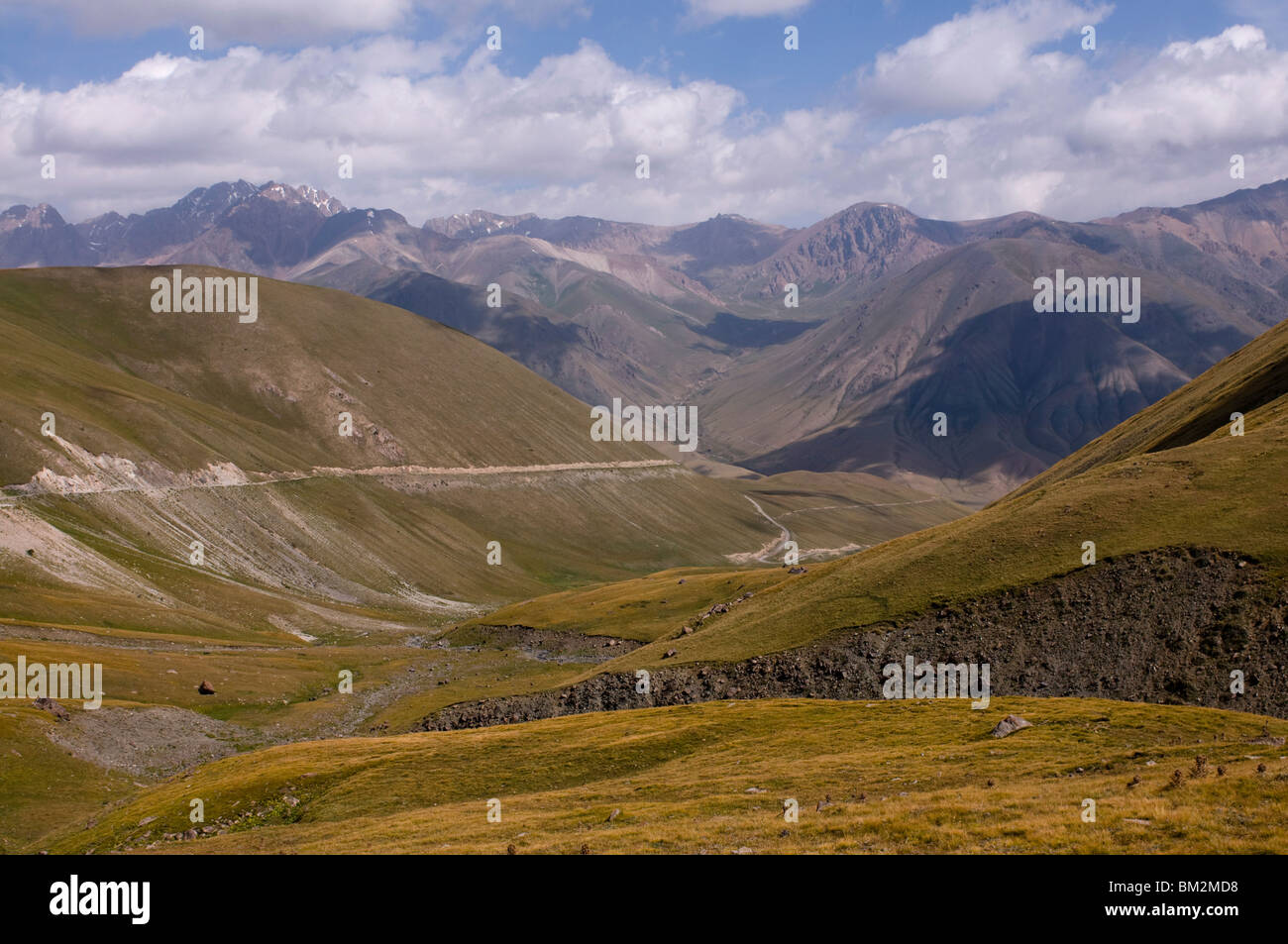 Montagne sauvage, chanson, Kol Kirghizistan Banque D'Images