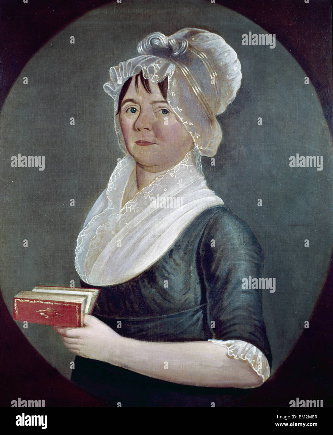 Mme Nathan Hoyt par William Jennys, 18e siècle, USA, New York, Philadelphie, David David Gallery Banque D'Images