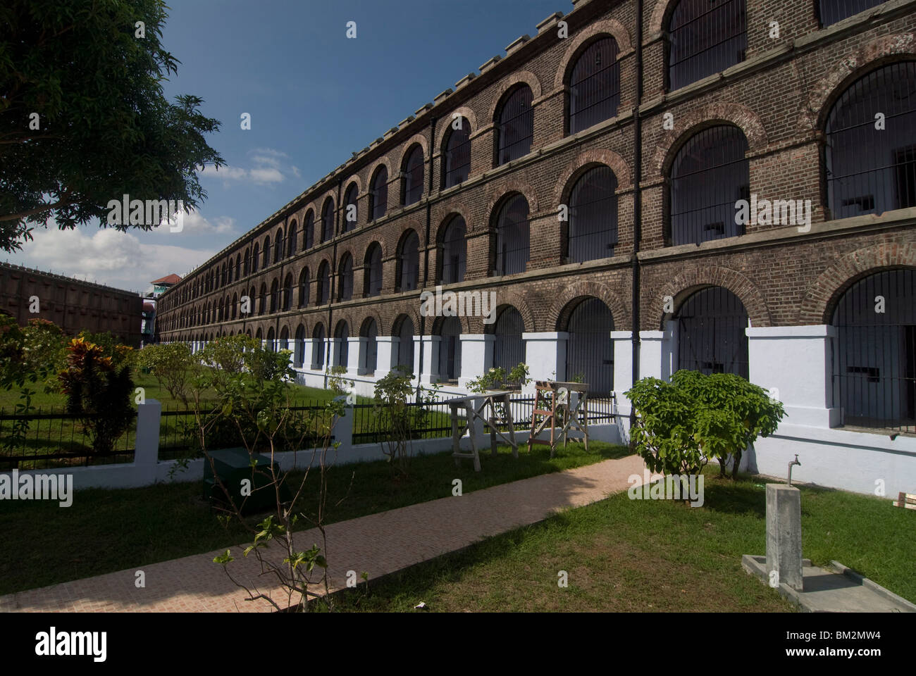 Ancienne prison prison cellulaire, Port Blair, Andaman Islands, Inde Banque D'Images