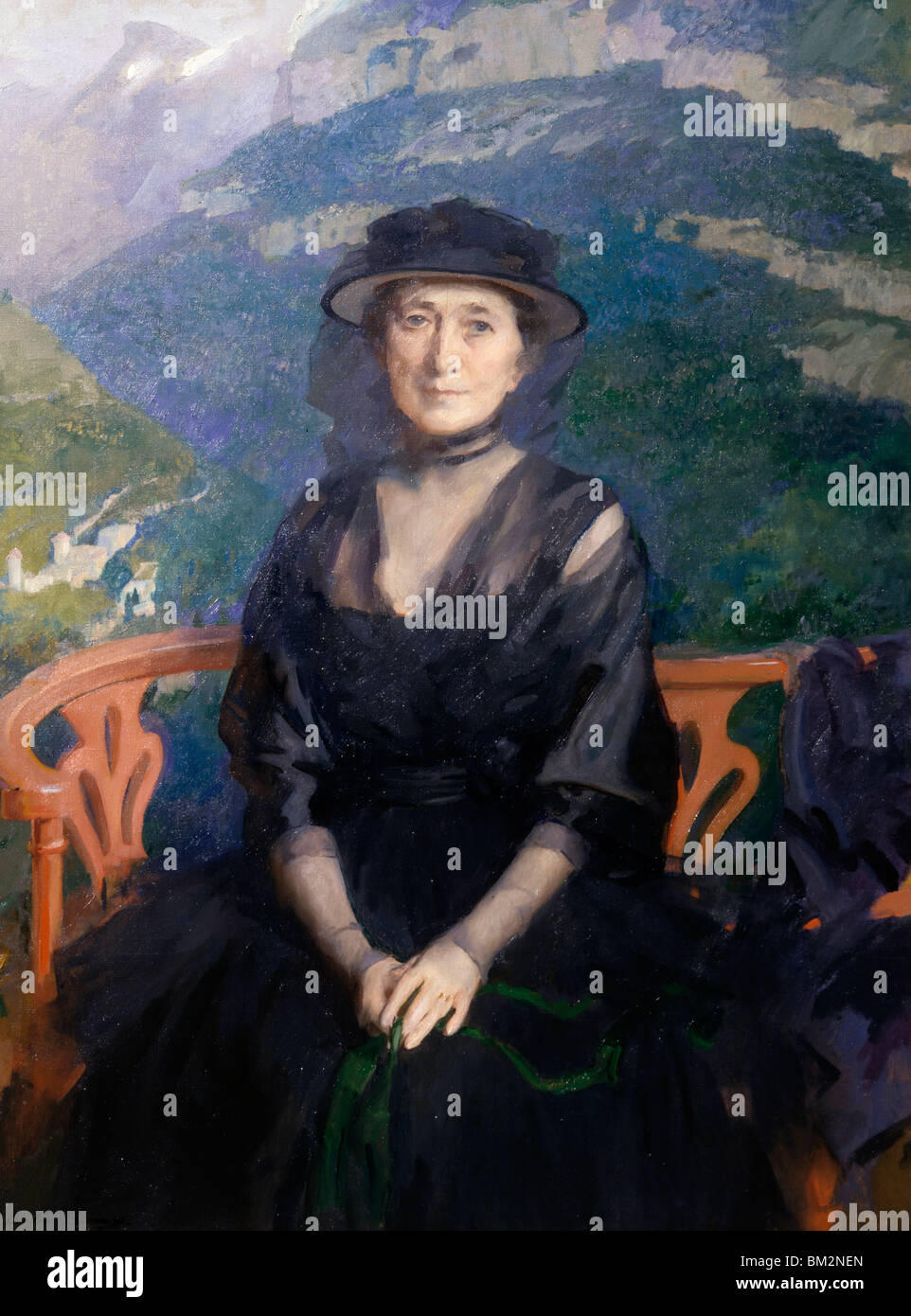 L'élégance par Cecilia Beaux, huile sur toile, (1855-1942), Etats-Unis, New York, Philadelphie, David David Gallery Banque D'Images
