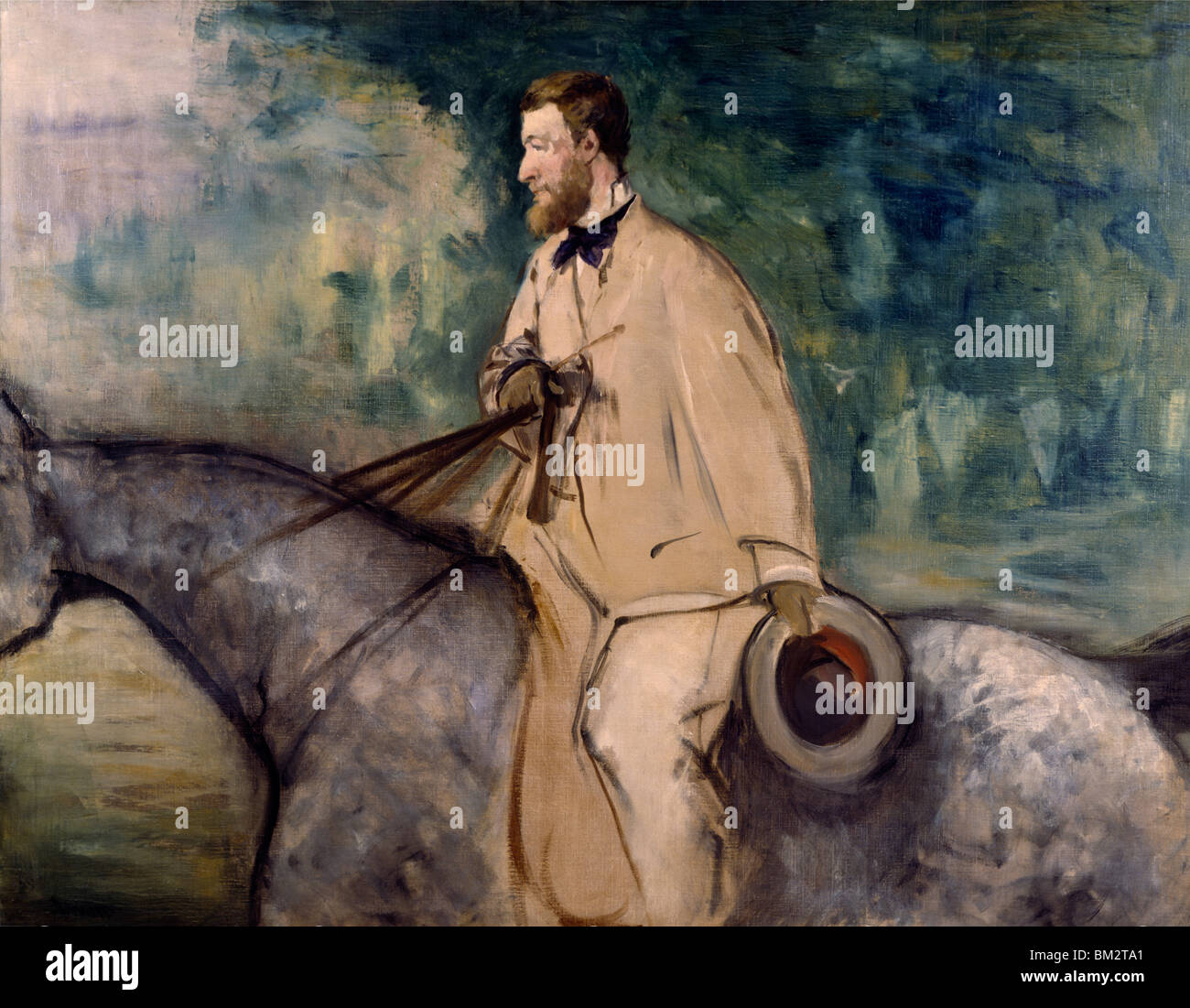 Portrait de cheval par Gillaudin, Edouard Manet (1832-1883) Banque D'Images