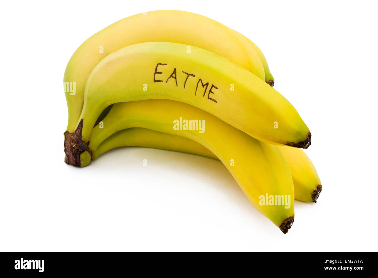 Bande de me manger les bananes Banque D'Images