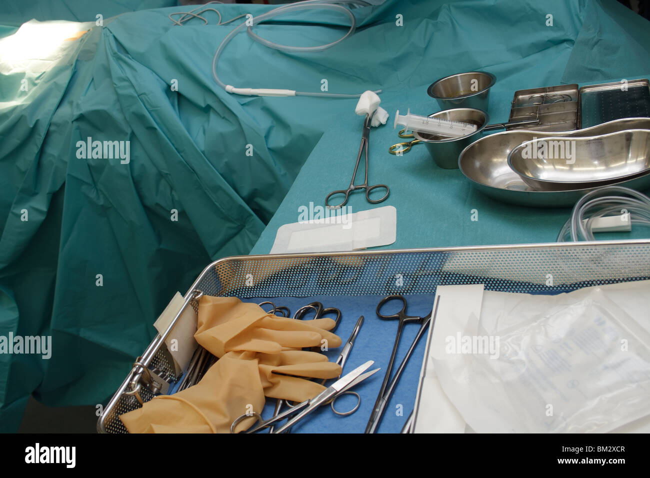 Le matériel chirurgical pendant le fonctionnement. DOF court Banque D'Images