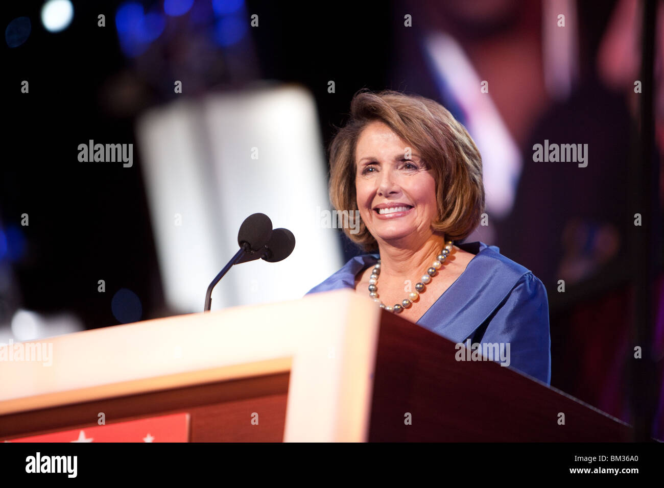 Nancy Pelosi Keynote Banque D'Images