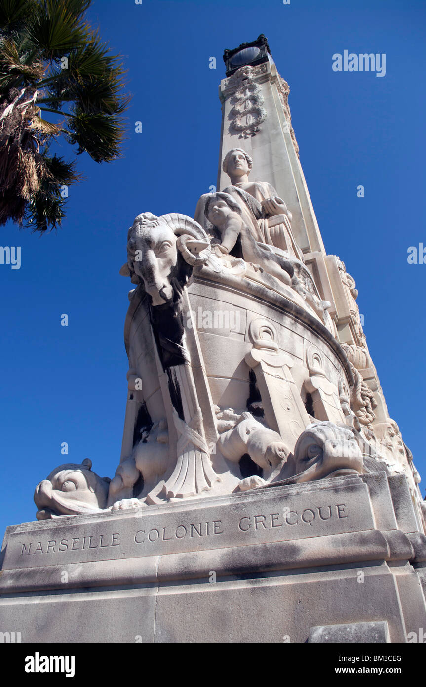 La gare de Marseille-Saint Charles Banque D'Images